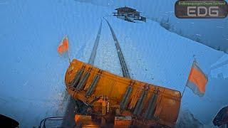 ️Schneeräumung in den Alpen️Winterdienst in Tirol im März | Unimog U 400