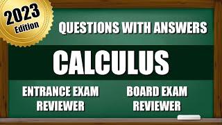 Entrance Exam Reviewer 2023 | Questions with Answer for College and Senior High School | CALCULUS