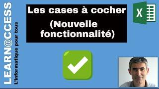 Excel  - Les Cases à cocher   (Office 365)