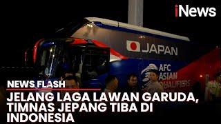 Pesawat Sempat Delay, Timnas Jepang Akhirnya Tiba di Indonesia