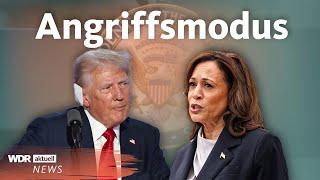 US-Wahl 2024: Kamala Harris und Donald Trump gehen in die Offensive | WDR aktuell