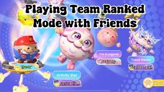 Playing Team Ranked Mode with Friends (Eggy Party)