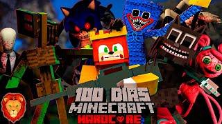 I SURVIVED 100 days in a CREEPYPASTA Apocalypse in Minecraft HARDCORE and this is what happened...