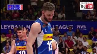 Italy - Russia  M VNL 2018 - Full Match Highlights - HD