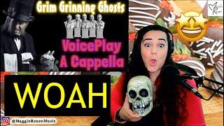 Is VoicePlay at Disneyland? | "Grim Grinning Ghosts" | Opera Singer REACTION