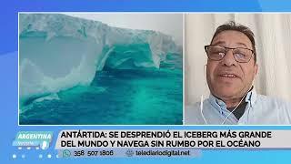 Antártida: se desprendió el iceberg más grande del mundo y navega sin rumbo por el océano