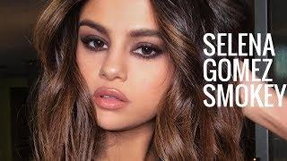 SELENA GOMEZ MAKEUP TUTORIAL | SMOKEY EYE NUDE LIPS