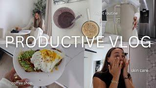 VLOG: NIGHT ROUTINE, Monday Productive Day, Realistic + Balanced | Katelynn Nolan