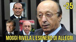 MOGGI RIVELA L'ESONERO DI ALLEGRI