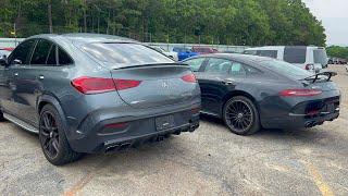 Taking Chances On These Salvage Titles Mercedes Benz GLE 63 S AMG Coupe & Mercedes GT53 From Copart