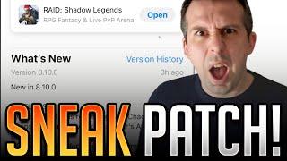 PATCH THIS WEEK??! | Raid: Shadow Legends