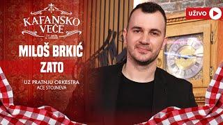 MILOS BRKIC - ZATO | UZIVO | ORK ACE STOJNEVA | 2024 | KAFANSKO VECE