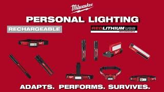 Milwaukee® REDLITHIUM™ USB and Rechargeable Personal Lights