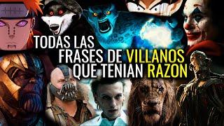 FRASES DE VILLANOS QUE TENÍAN TODA LA RAZÓN | Todas las Partes