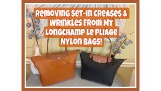 LONGCHAMP LE PLIAGE HANDBAGS! | STEAMING OUT THE CREASES | LUX WIFE LIFE!