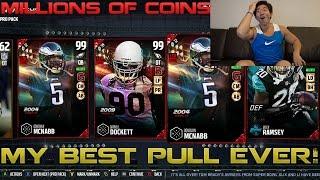 MY BEST PULL EVER! 3 MILLION COINS IN PULLS! MADDEN 17 ULTIMATE TEAM