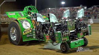 The Pullers Championship 2024: Modified Tractors pulling during the Saturday session - Nashville, IL