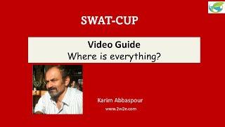 SWATCUP Video Guide: Where is everything?