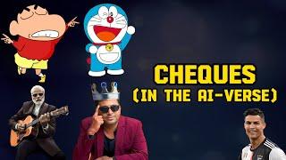 Shubh - Cheques | AI-Verse | Modi Ji | Shinchan | Ronaldo | Doraemon | Ajjubhai | Vegeta | DJ MRA