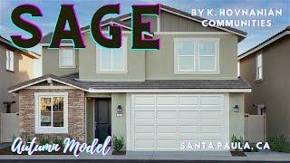 Harvest at Limoneira Sage by K. Hovnanian | 3 Bed 2.5 Bath  | 1671 SF | Santa Paula New Construction