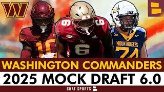 Washington Commanders 7-Round Mock Draft 6.0 | Commanders Take NCAA Sack Leader To Bolster Pass Rush