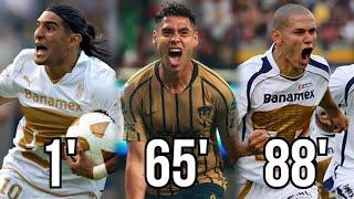 Goles Inolvidables de Pumas por Minuto