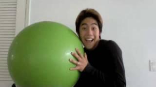 The Big Bouncing Inflatable Green Ball