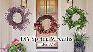 DIY Spring Wreaths  | easy & affordable diy wreath ideas for Spring