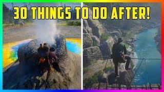 30 Things To Do After You Finish Red Dead Redemption 2!