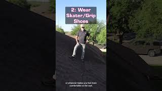 How to Walk On A Roof (SAFELY) #shorts #howto #learning #roofing