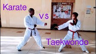 Karate vs Taekwondo ~ Sparring