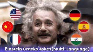 Albert Einstein AI Voice | Albert Einstein Cracks Joke with Different Language