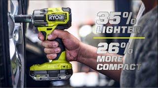 26% MORE Compact! | RYOBI 18V ONE+ HP Compact Brushless 4-Mode 1/2" Impact Wrench