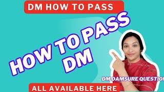 How to Pass DM R22 || How to Pass DM R18 || DM Pakka Pass Questions || #DMR22 #DMR18 ||