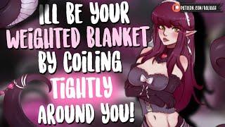 Coiling you tigthly for Body Warmth [Lamia Roommate / Kiss / Confession] [F4A Audio Roleplay]