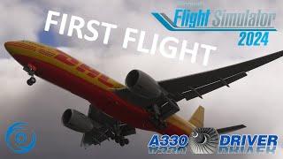 PMDG 777F First Flight in 2024 | Leipzig - Frankfurt | Real Airline Pilot