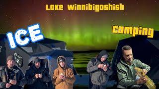 [ 19 degree below ZERO ] Ice Fishing on Lake Winnibigoshish