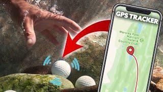 Microchip GPS tracked golf ball (impossible to lose)