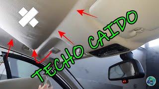 Reparación Techo caído del coche / cielo del auto despegado 