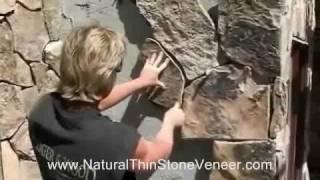 Natural Stone Veneer Instalation