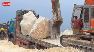 mining world Ah HiTACHi Excavator lodeng.morcdes 58 tan stone 🪨 ziarat morble Muhamad kpk Pakistan