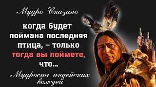 ВЕЛИКАЯ МУДРОСТЬ ИНДЕЙСКИХ ВОЖДЕЙ