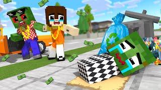 Monster School :  Zombie Mother Don't Go! - Minecraft Animation