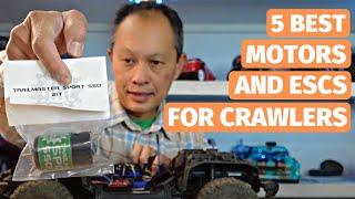 5 best motors and escs for rc crawlers