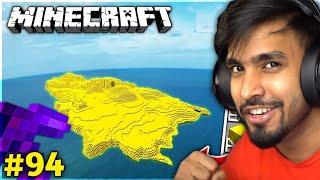 I BUILD A GOLD ISLAND | MINECRAFT GAMEPLAY #94 | TECHNO GAMERZ