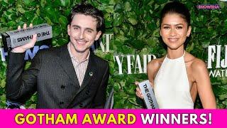 Zendaya & Timothée Chalamet Win Big At Gotham Awards 2024  | N18G