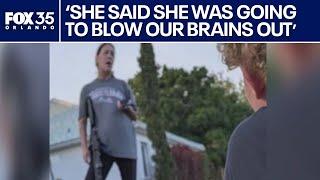 Florida woman confronts boys fishing, points long gun at them