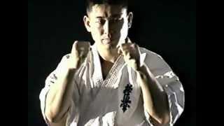 Kyokushin kumite training