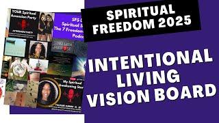 Day 6/7 Spiritual Vision Board | Manifest Spiritual Life/Work Balance -Intentional Living Commitment