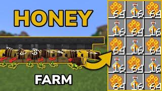 BEST EASY HONEY FARM MINECRAFT 1.21 - Infinite Honey Bottles & Honeycombs - TUTORIAL